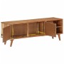 Mueble de TV madera maciza de acacia 112x30x40 cm de , Muebles TV - Ref: Foro24-351621, Precio: 206,72 €, Descuento: %