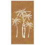 Adorno de pared de jardín acero corten diseño palmera 105x55 cm de , Carteles, copias y arte visual - Ref: Foro24-824485, Pre...