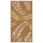 Adorno de pared de jardín acero corten diseño de hoja 105x55 cm de , Carteles, copias y arte visual - Ref: Foro24-824493, Pre...