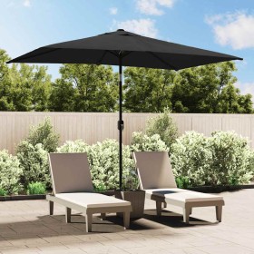 Sombrilla de jardín con palo de metal antracita 300x200 cm de , Sombrillas - Ref: Foro24-44501, Precio: 65,70 €, Descuento: %