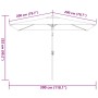 Sombrilla de jardín con palo de metal antracita 300x200 cm de , Sombrillas - Ref: Foro24-44501, Precio: 65,70 €, Descuento: %