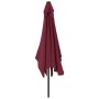 Sombrilla de jardín con palo de metal rojo burdeos 300x200 cm de , Sombrillas - Ref: Foro24-44503, Precio: 66,01 €, Descuento: %