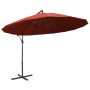 Sombrilla colgante con palo de aluminio color terracota 3 m de , Sombrillas - Ref: Foro24-47225, Precio: 155,10 €, Descuento:...
