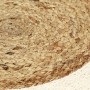 Mantel individual redondo 6 uds yute algodón natural liso 38 cm de , Manteles individuales - Ref: Foro24-133855, Precio: 29,8...