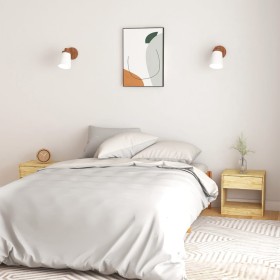 Mesitas de noche 2 uds madera maciza de pino 40x31x40 cm de , Mesitas de noche - Ref: Foro24-808064, Precio: 64,81 €, Descuen...