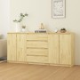 Armarios auxiliares 3 unidades madera maciza de pino de , Aparadores - Ref: Foro24-3094812, Precio: 279,32 €, Descuento: %