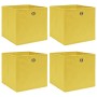 Cajas de almacenaje 4 uds tela amarillo 32x32x32 cm de , Cestas para almacenaje - Ref: Foro24-288365, Precio: 25,31 €, Descue...
