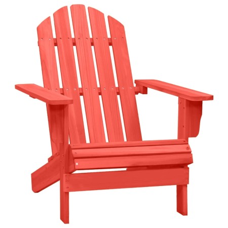 Silla de jardín Adirondack madera maciza de abeto rojo de , Sillas de jardín - Ref: Foro24-315873, Precio: 90,11 €, Descuento: %