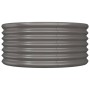Jardinera de acero con recubrimiento en polvo gris 80x80x36 cm de , Maceteros y jardineras - Ref: Foro24-318854, Precio: 25,6...