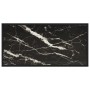 Mesa de centro negra con vidrio de mármol negro 100x50x35 cm de , Mesas de centro - Ref: Foro24-322882, Precio: 82,85 €, Desc...