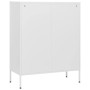 Armario de cajones de acero blanco 80x35x101,5 cm de , Cajoneras - Ref: Foro24-336206, Precio: 209,05 €, Descuento: %