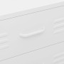 Armario de cajones de acero blanco 80x35x101,5 cm de , Cajoneras - Ref: Foro24-336206, Precio: 209,05 €, Descuento: %