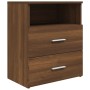 Mesita de noche marrón roble 50x32x60 cm de , Mesitas de noche - Ref: Foro24-815862, Precio: 63,80 €, Descuento: -5%%