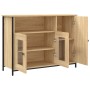 Aparador de madera de ingeniería roble Sonoma 100x35x75 cm de , Aparadores - Ref: Foro24-835510, Precio: 100,41 €, Descuento: %