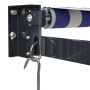 Toldo retráctil aluminio y tela azul y blanco 3x2,5 m de , Toldos - Ref: Foro24-3154446, Precio: 198,78 €, Descuento: -5%%