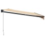 Toldo retráctil aluminio y tela amarillo y blanco 4,5x3 m de , Toldos - Ref: Foro24-3154459, Precio: 272,31 €, Descuento: %