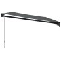 Toldo retráctil aluminio y tela gris antracita 5x3 m de , Toldos - Ref: Foro24-3154465, Precio: 340,11 €, Descuento: %