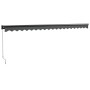 Toldo retráctil aluminio y tela gris antracita 5x3 m de , Toldos - Ref: Foro24-3154465, Precio: 340,11 €, Descuento: %