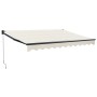 Toldo retráctil aluminio y tela color crema 3,5x2,5 m de , Toldos - Ref: Foro24-3154452, Precio: 216,44 €, Descuento: %