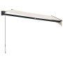 Toldo retráctil aluminio y tela color crema 3,5x2,5 m de , Toldos - Ref: Foro24-3154452, Precio: 216,44 €, Descuento: %