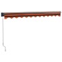 Toldo retráctil aluminio y tela naranja y marrón 3,5x2,5 m de , Toldos - Ref: Foro24-3154467, Precio: 207,42 €, Descuento: %