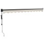 Toldo retráctil automático color crema 3x2,5 m de , Toldos - Ref: Foro24-3154501, Precio: 278,28 €, Descuento: %