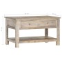 Mesa de centro de madera maciza de mango 82x52x47 cm de , Mesas de centro - Ref: Foro24-286383, Precio: 226,88 €, Descuento: %