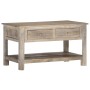Mesa de centro de madera maciza de mango 82x52x47 cm de , Mesas de centro - Ref: Foro24-286383, Precio: 226,88 €, Descuento: %