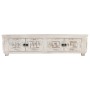 Mueble de TV de madera maciza de mango blanco 140x30x35 cm de , Muebles TV - Ref: Foro24-286388, Precio: 301,73 €, Descuento:...