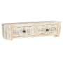 Mueble de TV de madera maciza de mango blanco 140x30x35 cm de , Muebles TV - Ref: Foro24-286388, Precio: 301,73 €, Descuento:...
