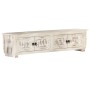 Mueble de TV de madera maciza de mango blanco 140x30x35 cm de , Muebles TV - Ref: Foro24-286388, Precio: 301,73 €, Descuento:...