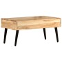 Mesa de centro de madera maciza de acacia 88x50x42 cm | Foro24.es | Tu tienda online para hogar, jardín y más Foro24.es