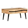Mesa de centro de madera maciza de acacia 88x50x42 cm | Foro24.es | Tu tienda online para hogar, jardín y más Foro24.es