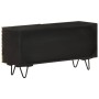 Mueble de TV de madera maciza de mango 90x30x45 cm de , Muebles TV - Ref: Foro24-322681, Precio: 250,02 €, Descuento: -5%%