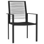 Juego de comedor de jardín 7 piezas negro de , Conjuntos de jardín - Ref: Foro24-3099201, Precio: 489,75 €, Descuento: -5%%
