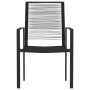 Juego de comedor de jardín 7 piezas negro de , Conjuntos de jardín - Ref: Foro24-3099201, Precio: 489,75 €, Descuento: -5%%