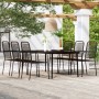 Juego de comedor de jardín 7 piezas negro de , Conjuntos de jardín - Ref: Foro24-3099147, Precio: 521,04 €, Descuento: %