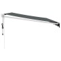 Toldo retráctil automático gris antracita 5x3 m de , Toldos - Ref: Foro24-3154490, Precio: 486,08 €, Descuento: %