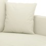 Juego de sofás con cojines 4 piezas terciopelo crema de , Sofás - Ref: Foro24-3201698, Precio: 746,30 €, Descuento: -5%%