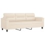 Juego de sofás con cojines 2 piezas tela microfibra beige de , Sofás - Ref: Foro24-3202343, Precio: 625,28 €, Descuento: -5%%
