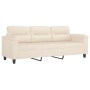 Juego de sofás con cojines 2 piezas tela microfibra beige de , Sofás - Ref: Foro24-3202355, Precio: 632,13 €, Descuento: -5%%