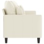 Sofá de 3 plazas terciopelo color crema 180 cm de , Sofás - Ref: Foro24-359321, Precio: 317,30 €, Descuento: -5%%