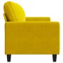 Sofá de 2 plazas terciopelo amarillo 120 cm de , Sofás - Ref: Foro24-359195, Precio: 207,35 €, Descuento: -5%%
