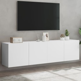 Muebles para TV de pared 2 unidades blanco 80x30x41 cm de , Muebles TV - Ref: Foro24-836953, Precio: 94,17 €, Descuento: %