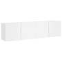 Muebles para TV de pared 2 unidades blanco 80x30x41 cm de , Muebles TV - Ref: Foro24-836953, Precio: 94,17 €, Descuento: %