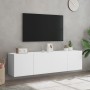 Muebles para TV de pared 2 unidades blanco 80x30x41 cm de , Muebles TV - Ref: Foro24-836953, Precio: 94,17 €, Descuento: %