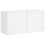 Muebles de TV de pared 5 piezas madera de ingeniería blanco de , Muebles TV - Ref: Foro24-3216511, Precio: 159,02 €, Descuent...