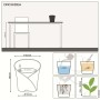 LECHUZA Jardinera ORCHIDEA ALL-IN-ONE gris taupe Ø 18 cm de , Maceteros y jardineras - Ref: Foro24-446114, Precio: 20,75 €, D...