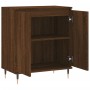 Aparador madera contrachapada marrón roble 60x35x70 cm de , Aparadores - Ref: Foro24-827155, Precio: 69,10 €, Descuento: %