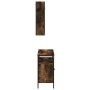 Set de muebles baño 2 pzas madera contrachapada roble ahumado de , Muebles de baño - Ref: Foro24-3214717, Precio: 113,63 €, D...